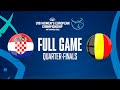 QUARTER-FINALS: Croatia v Belgium | Full Basketball Game | FIBA U16 Women's European Champ. 2022