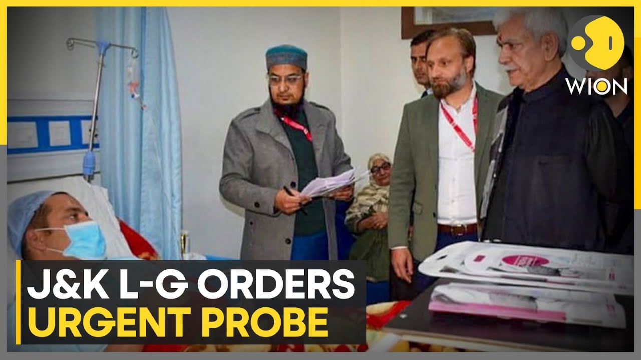 J&K Blast: L-G Manoj Sinha Meets Victims, Orders Detailed Investigation | WION