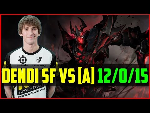Na`Vi.Dendi Godlike Shadow Fiend 12/0/15 vs Alliance @ DOTA2 CL