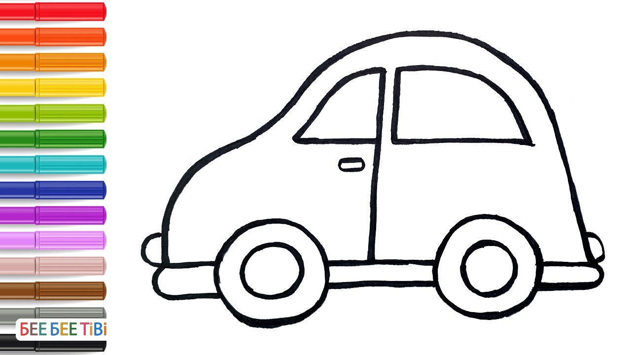 Як Намалювати Машину | прості малюнки для дітей / ТиДиви