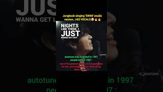 Download lagu Jungkook simging swim studio version🤯 his vocals🔥 #bts #jk #jungkook #shorts #youtubeshorts mp3