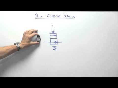 Pilot check valve