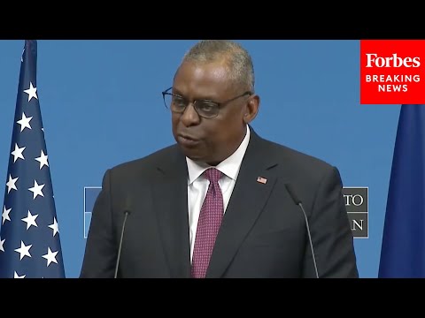 Sec. Lloyd Austin Discusses Ukraine Progress Following NATO Defense Minister Meeting