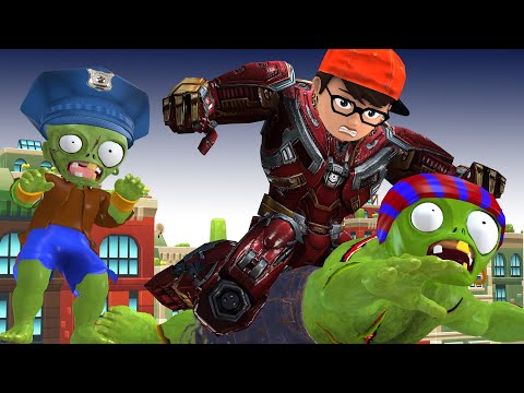 Boy Nick Become Ironman Hero Combat Giant Zombie - Scary Teacher 3D Protect Tani vs Miss T Animation