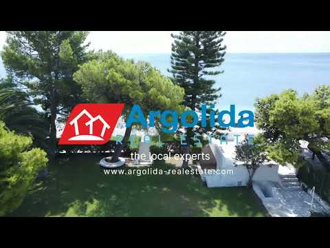 Kineta, for sale a beachfront house with pool