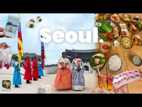 24 HOURS in SEOUL 🇰🇷 Hanbok rental, Michelin dinner, cute cafés, shooting club & Ikseondong Night 👘🍵