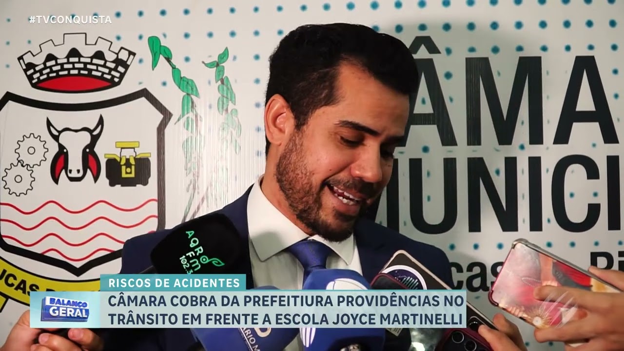 Trânsito em escola preocupa pais e leva vereador a cobrar providências em Lucas