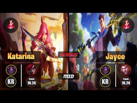 Master KATARINA [Electrocute] (Mid) VS  JAYCE - Master KR Patch 10.24