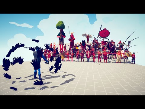 DARK PEASANT vs MELEE Team - Totally Accurate Battle Simulator TABS