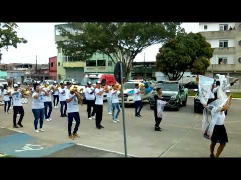 Fanfarra do Caic na abertura da Semana Nacional do Trânsito - Itabuna -BA.