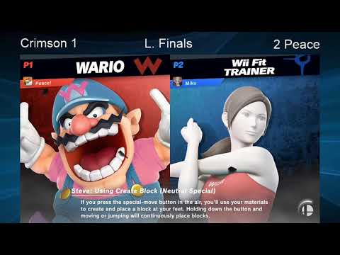 CWA Winter 2020 Championship - CrimsonBattousai (Wii Fit Trainer) vs Peace!2 (Wario) Losers Finals