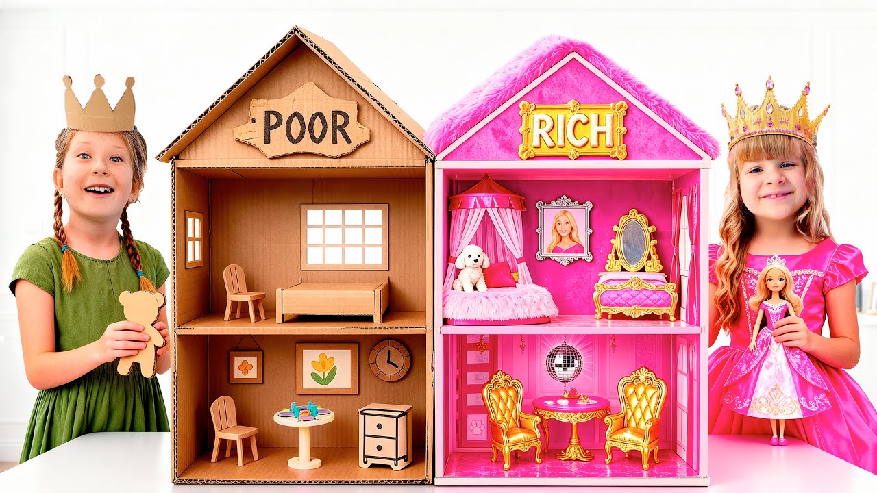 Poor vs Rich Girl & Magic Fairy Tales for kids