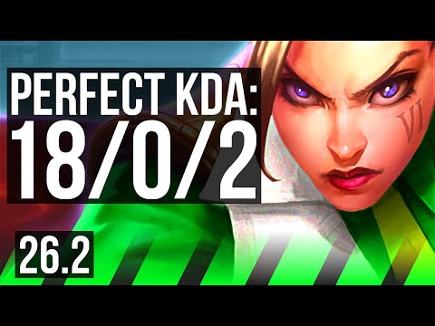 VI vs MASTER YI (JGL) | Perfect KDA: 18/0/2 | EUW Diamond | 26.2