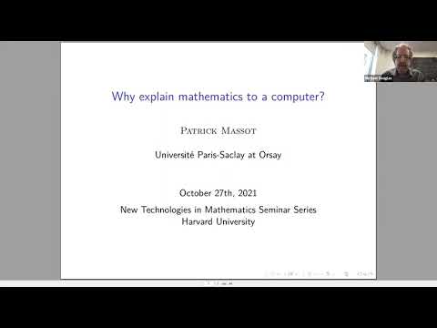 Patrick Massot | Why explain mathematics to computers?