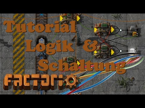 Logik, Schaltungen, Bedingungen, SR Latch - Ein Anfänger Factorio Kabel Tutorial Guide deutsch