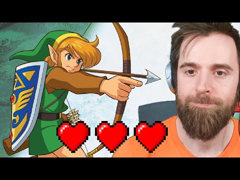 Zelda: a Link to the Past (SNES), but you only get 3 hearts.
