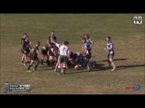 NHRU Round 6 Premier 2 Highlights - Maitland V Nelson Bay
