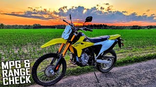 DRZ4S Break In Sessions - Day 3 | MPG & Range Test Results!