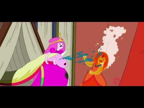 Flame Princess And Princess Bubblegum Small Little Battle!