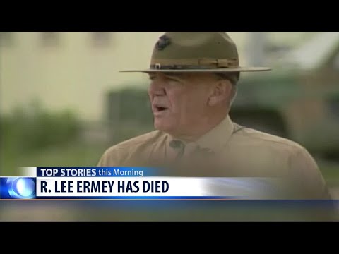 R. Lee Ermey has died
