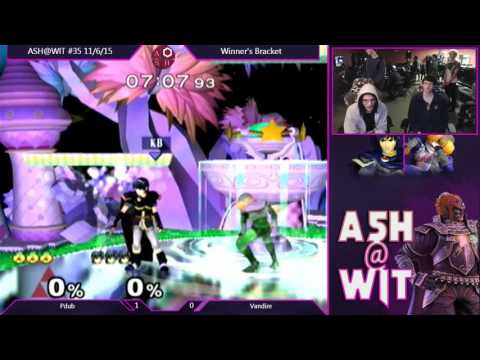 Pdub (Sheik) vs Vandire (Marth) - ASH@WIT #35 Melee Bracket