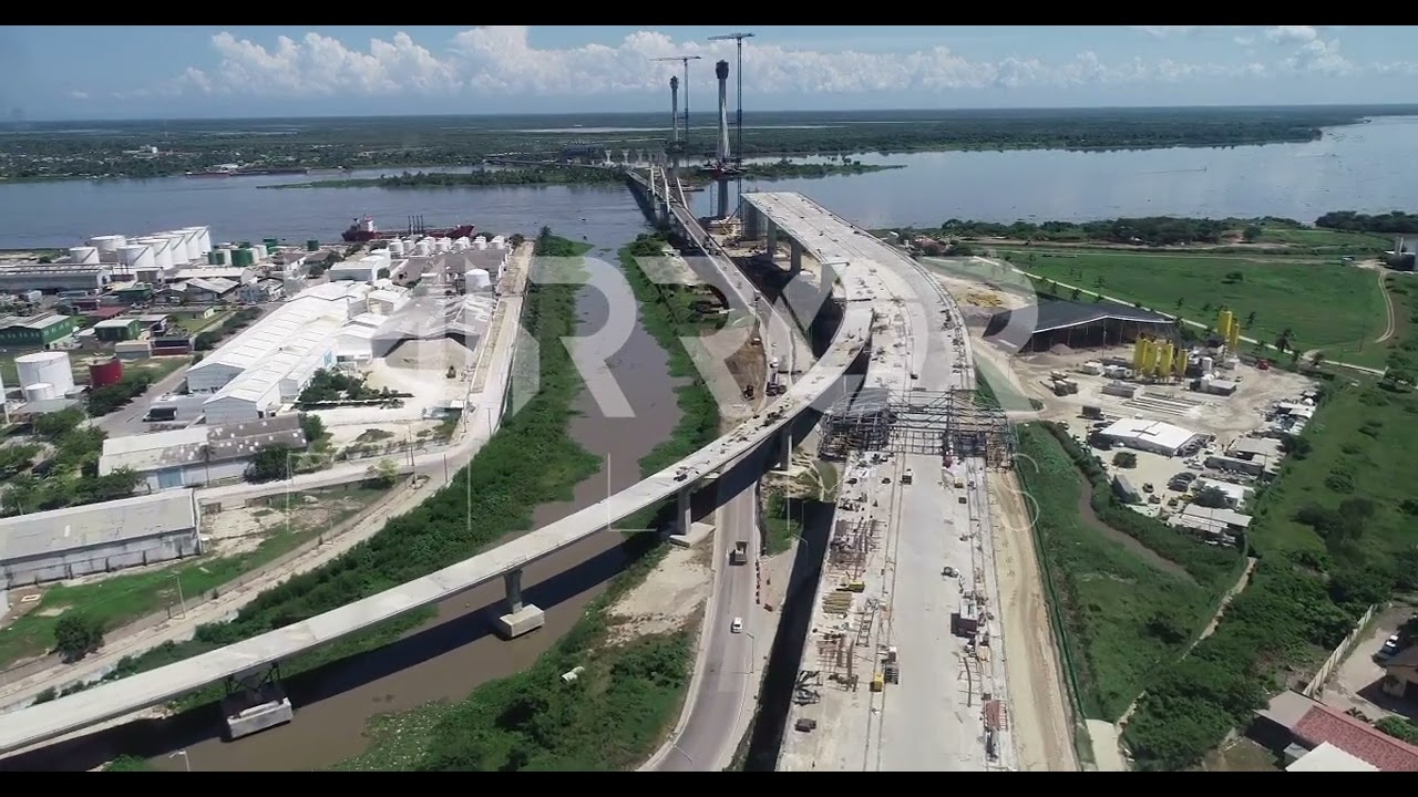 Construcción Puente Pumarejo Barranquilla P1