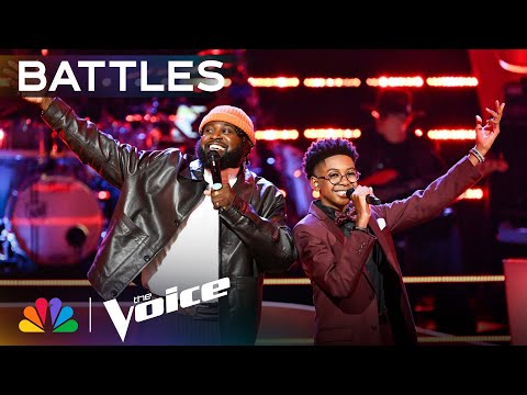 Aarik Duncan and Max Chambers Shine in Heartfelt "Just the Two of Us" Duet | The Voice Battles | NBC