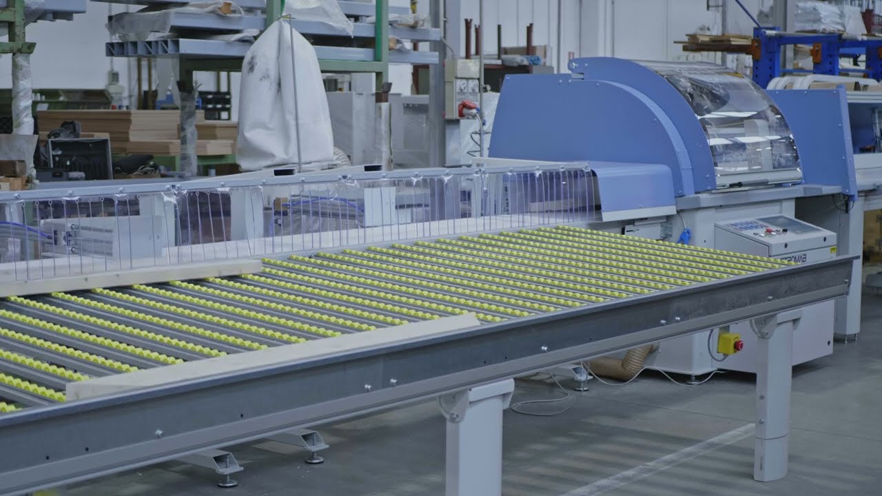 STROMAB skersavimo staklės mod. CT 600MX, su optimizavimo ir pjovimo kampu funkcijomis