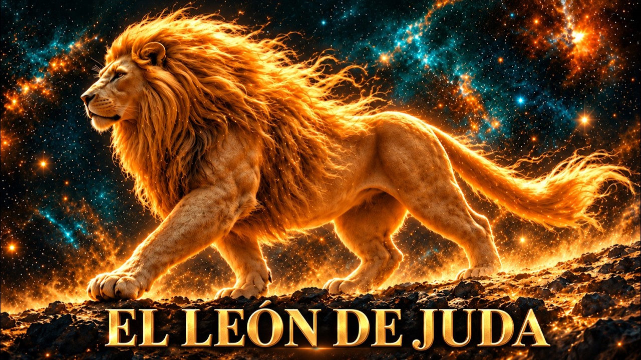 🔥 ¡EL GLORIOSO LEÓN DE JUDÁ ! 🦁 | ¡EL REY ETERNO, SEÑOR DEL UNIVERSO! 👑 | Adoración Celestial