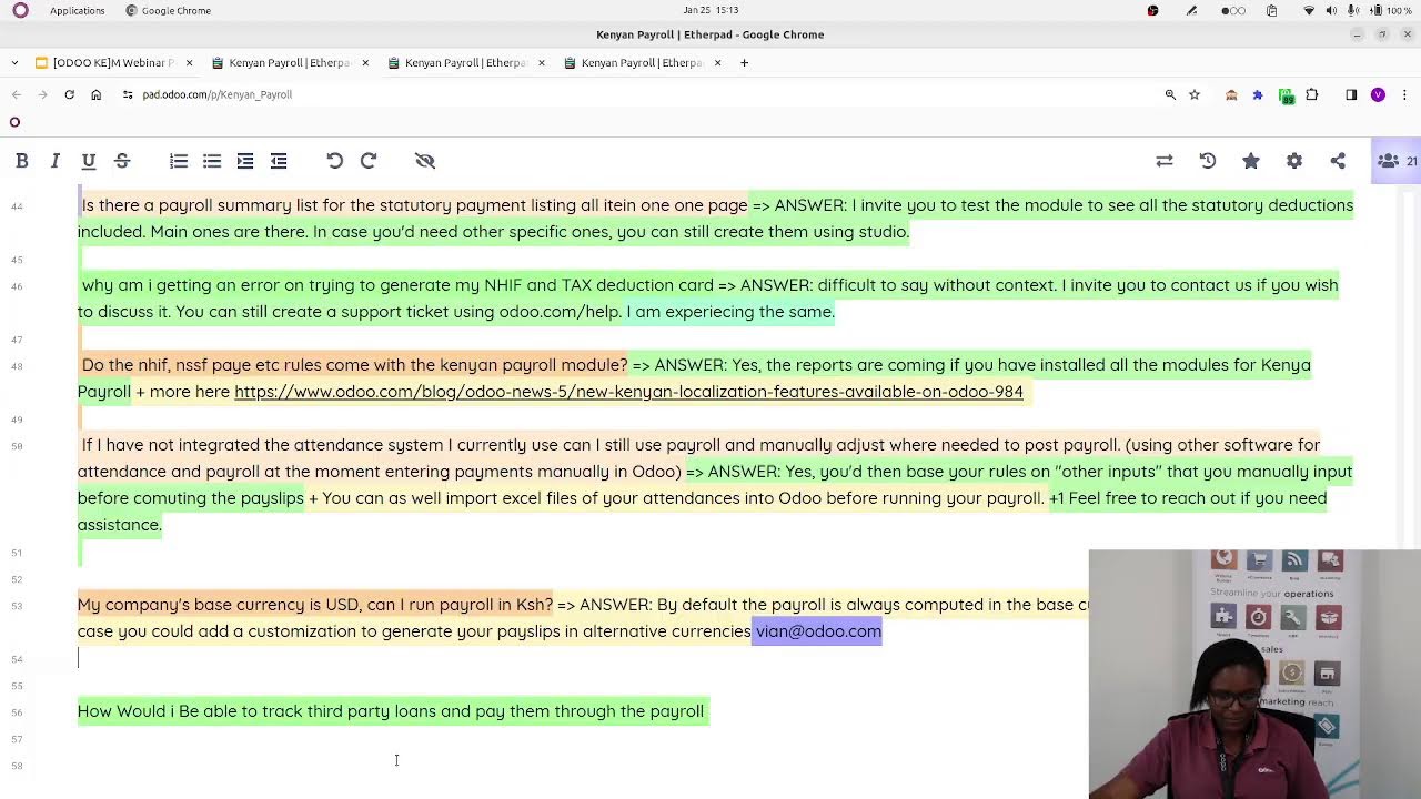 Odoo Webinar - Payroll in Kenya 🇰🇪
