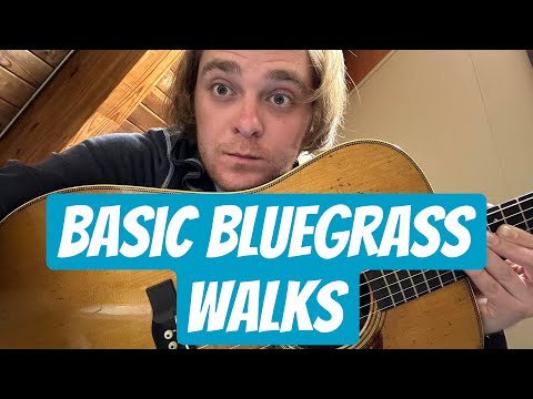 Basic Bluegrass Flatpicking - Bass Walks.