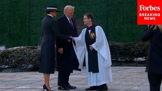 Donald And Melania Trump, JD & Usha Vance, And More Arrive At St. John’s Church | Inauguration