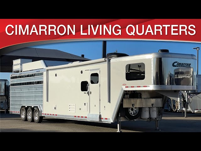 Preview image of Cimarron Lonestar Stock Combo With A Living Quarters Gooseneck youtube video