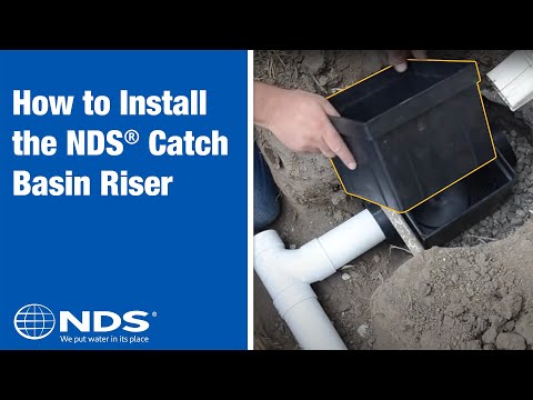 How to Install a Catch Basin Riser | NDS Yard Drainage Systems