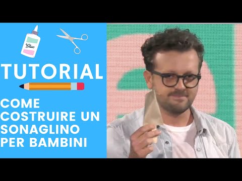 Come costruire un sonaglino per bambini - Tutorial | Vincenzo Albano | Zelig Time 2018 (pt 1)