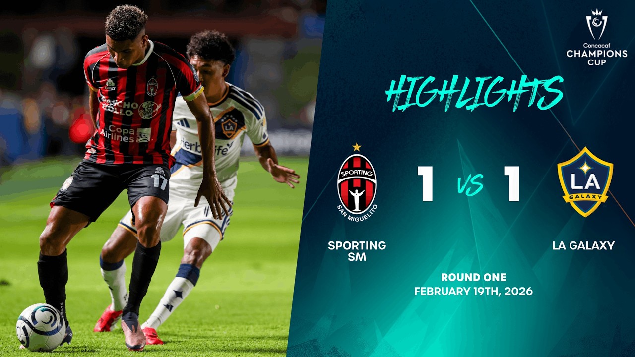 Sporting San Miguelito vs LA Galaxy Highlights