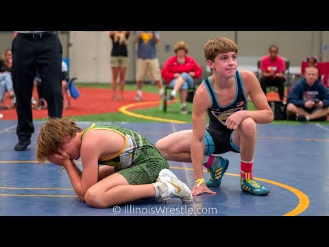100 – Gavin Hanrahan {G} of Illinois CornStars vs. Dylan Eimer {R} of Elite Athletic Club IN
