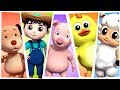 Five Little Farmees Nursery Rhymes For Children Songs For Kids By Farmees