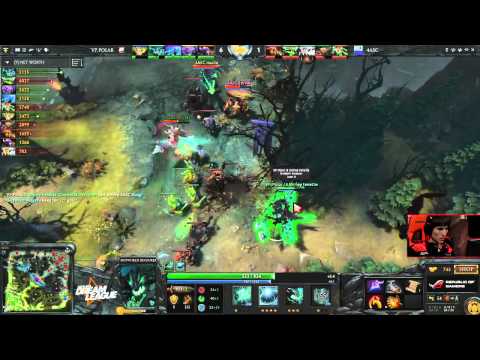 Phase 2 of Dreamleague S2 - VP.Polar vs 4ASC Game 1