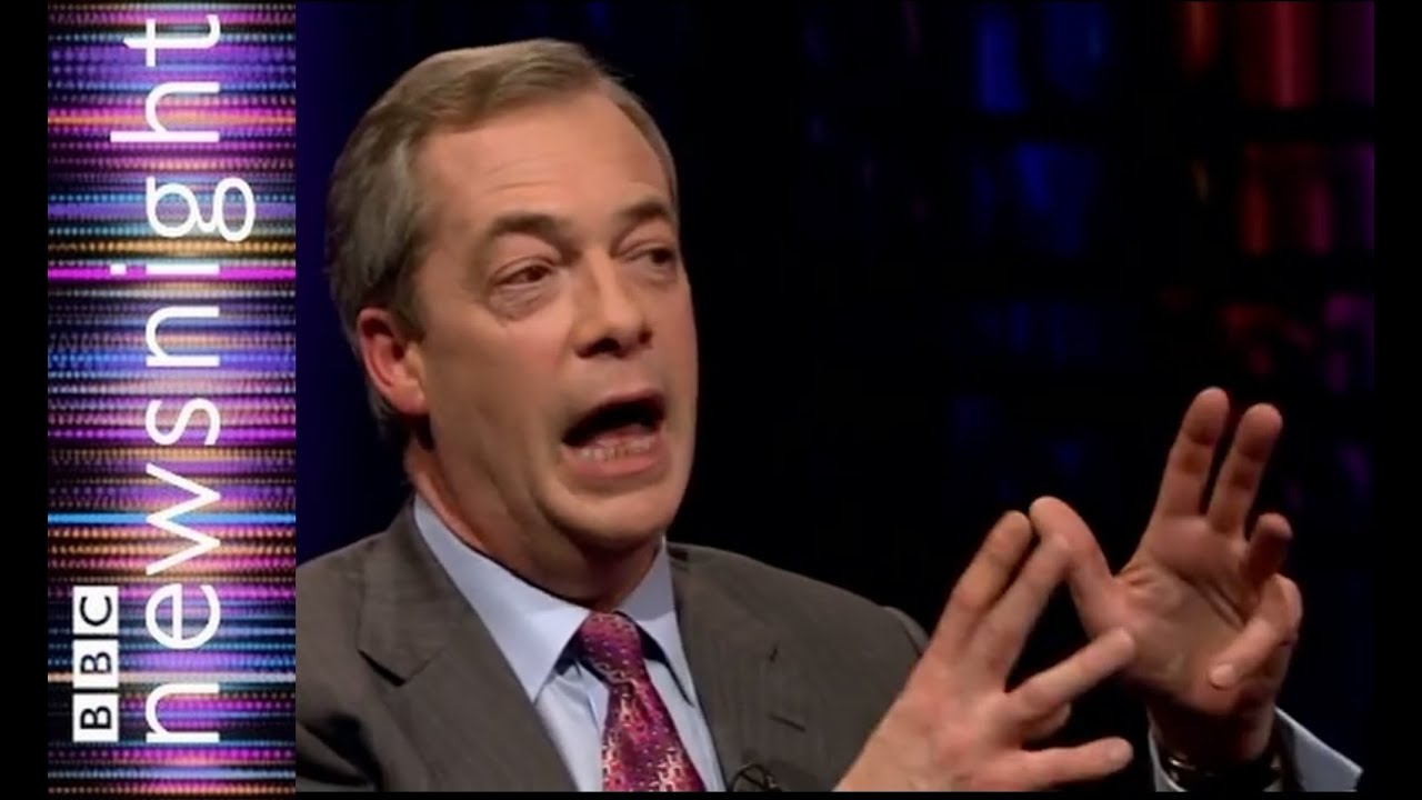 Nigel Farage on tax, the NHS and gay men kissing - BBC Newsnight
