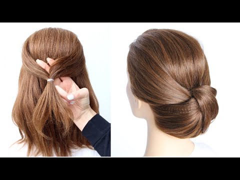 😱 1 Minute EASY UPDO for SHORT HAIR 😱 How to: Easy...