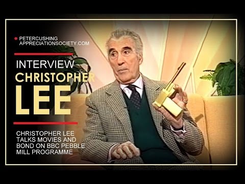 Christopher Lee Interviewed on Pebble Mill