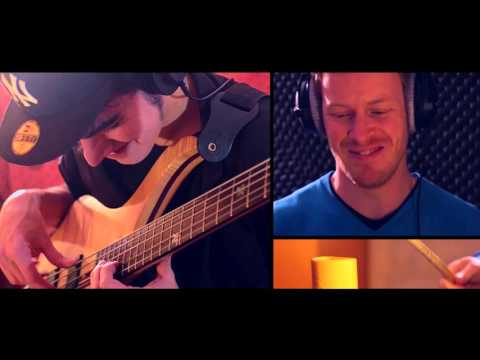 DRUM & BASS TRIO // MAAJÕNG PLAYS "NUWOLF" // BassTheWorld.com