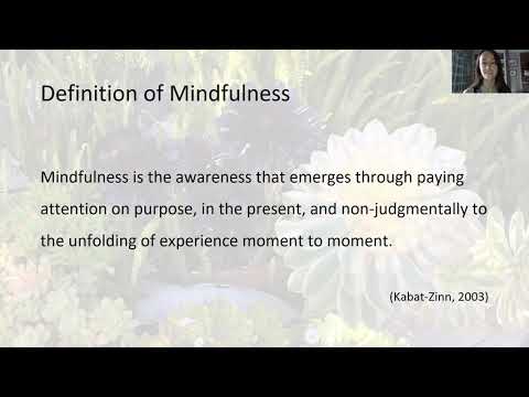 Watch video titled Recognizing and Managing Stress Using Mindfulness on YouTube