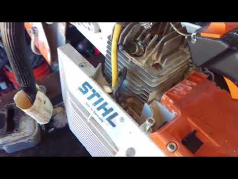 Stihl TS460 concrete saw.