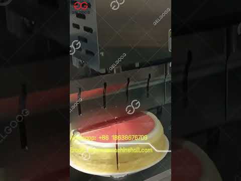 Ultrasonic Round Cake Cutting Machine Mousse Cake Cutting Machine#cakecutting #cakeslice