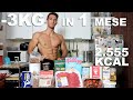 LA MIA DIETA DI DEFINIZIONE ESTIVA! VOGLIO PERDERE 3KG IN 1 MESE! DA 88KG A 85KG