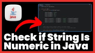 How to Check if String Is Numeric in Java | FULL GUIDE