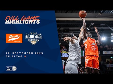 RASTA Vechta vs. MLP Academics Heidelberg - Full Game Highlights - Matchday 1, 25/26