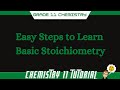 Grade 11 Chemistry Tutorial 3 Easy Steps To Learn Basic Stoichiometry